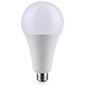 Satco Ultra Bright Utility Lamp, 36W, PS30 LED, Dimmable, White, E26 Base, 5000K, 120V, Hi-Lumen S11482
